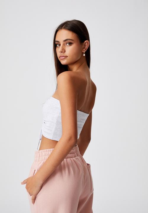 Factorie - Ruched front bandeau - silver marle