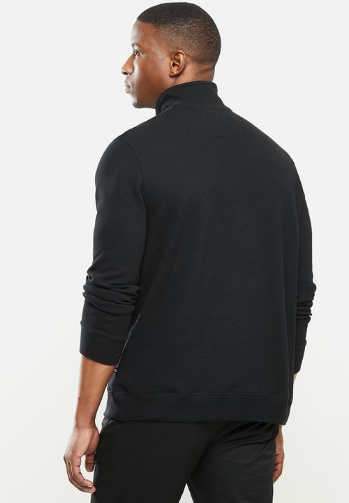 Nautica - French rib 1/4 zip - black