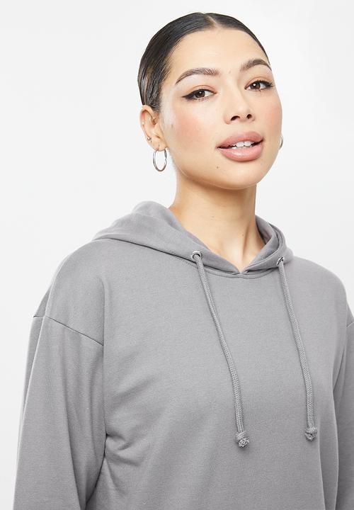 Missguided - Coord hoodie flare set - charcoal
