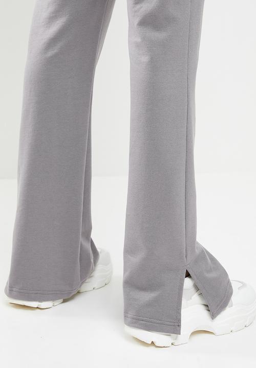 Missguided - Coord hoodie flare set - charcoal
