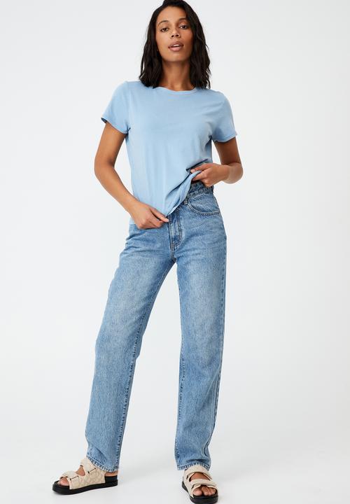 Cotton On - The one crew tee - light blue