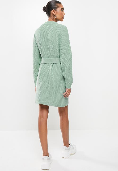 Glamorous - Knit dress - sage