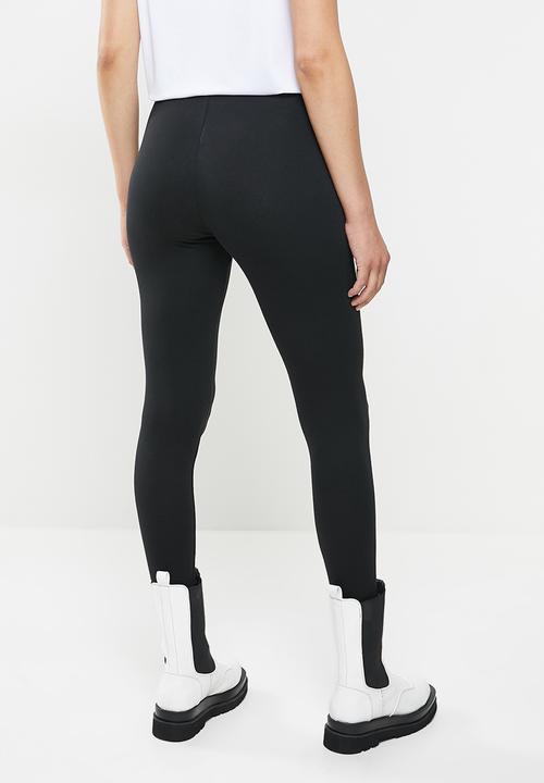 Missguided - 2 pack leggings - black
