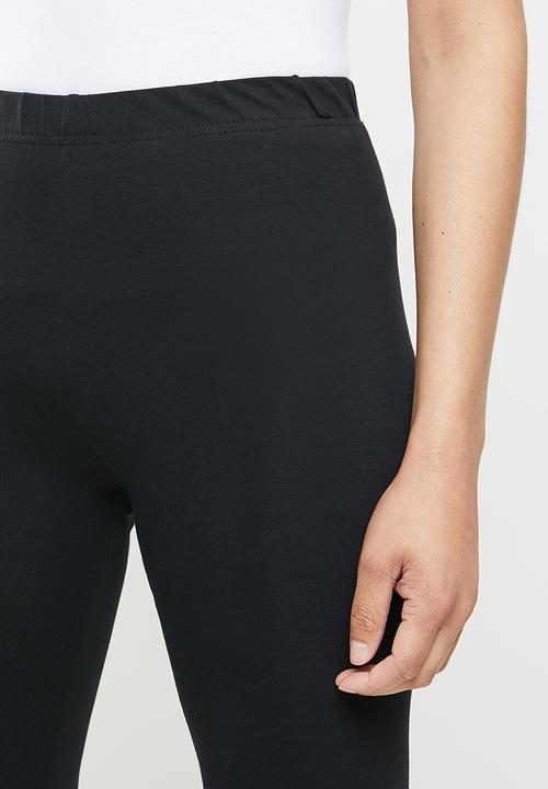 Missguided - 2 pack leggings - black