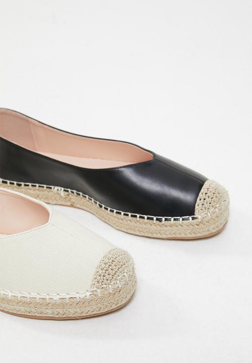 Glamorous - Wide fit espadrille - black