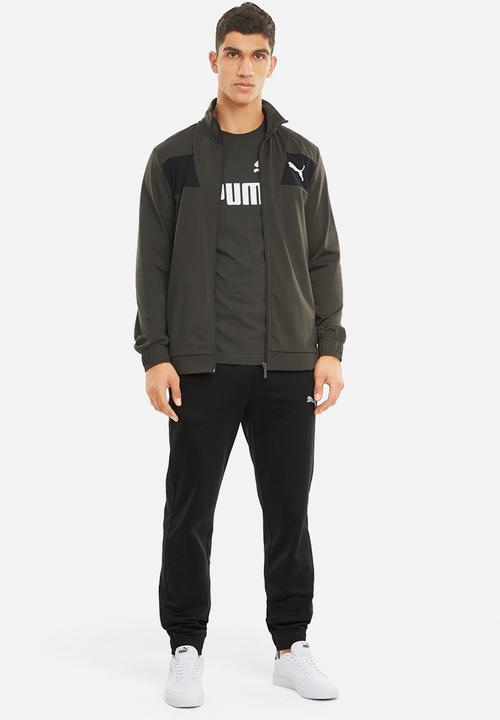 PUMA - Techstripe tricot tracksuit cl - forest night