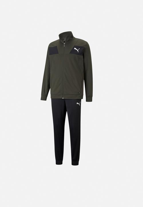 PUMA - Techstripe tricot tracksuit cl - forest night