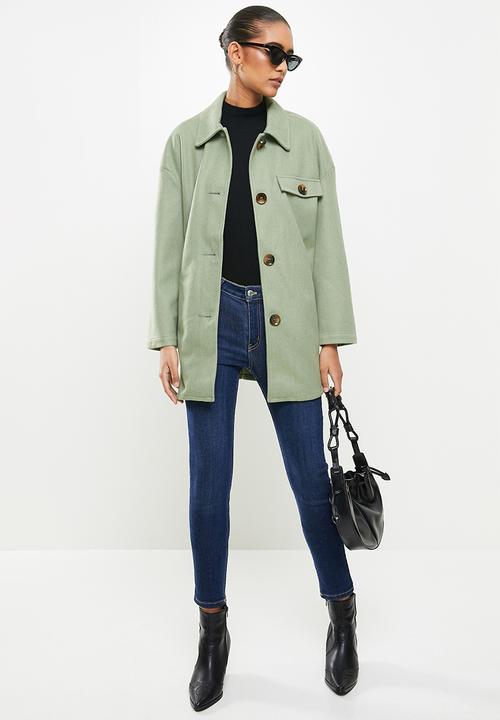 ONLY - Katrine coat - sage
