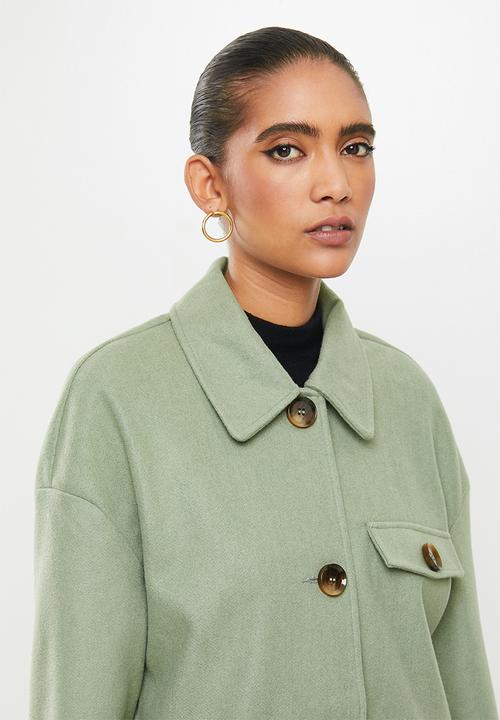 ONLY - Katrine coat - sage