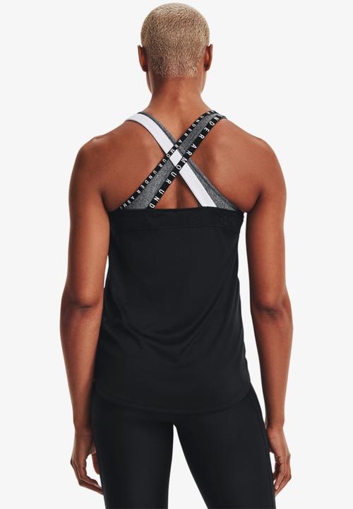 Under Armour - Hg armour double strap tank - black