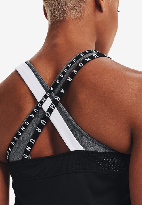 Under Armour - Hg armour double strap tank - black