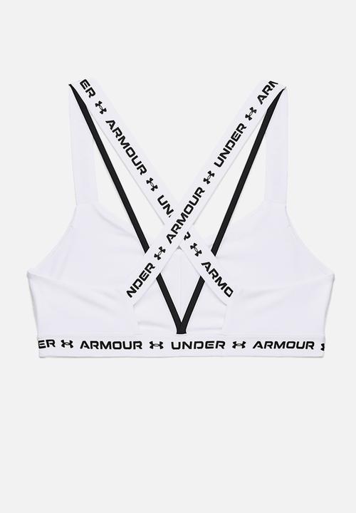 Under Armour - Crossback low impact bra - white