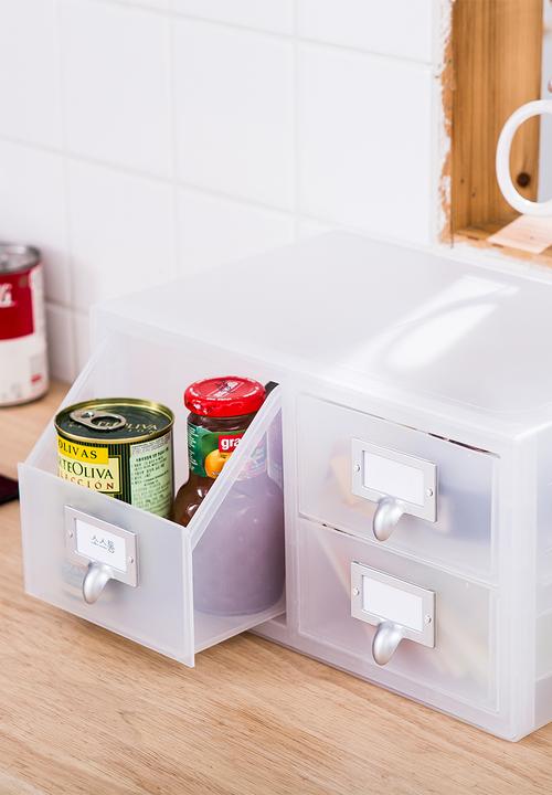 Litem - Premier system box 4 drawers - smog