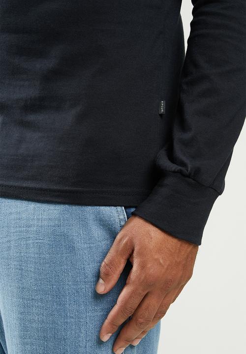 Rip Curl - Search logo long sleeve tee - black