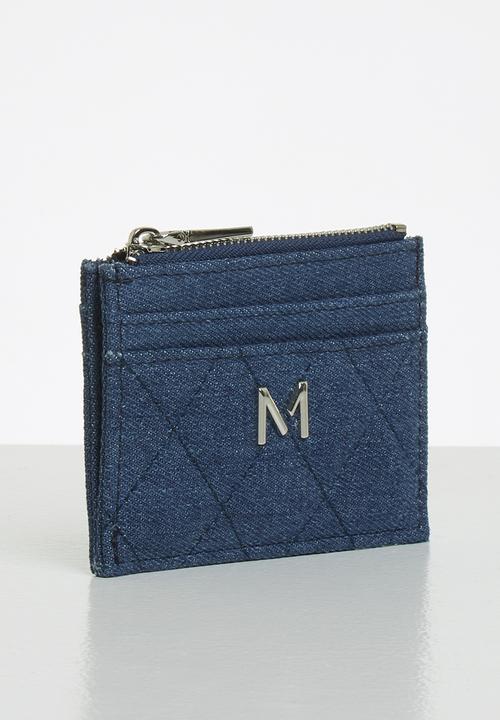 MANGO - Pernille card holder - navy 