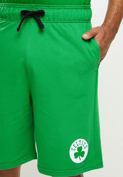 NBA - Celtic b/ball retro shorts  - cotton birdseye / surf interest - green