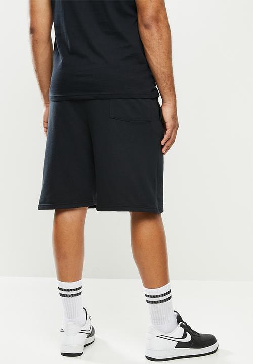 NBA - Miami b/ball retro shorts  - cotton birdseye / surf interest - black