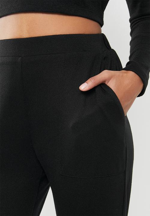 Blake - Soft touch jogger - black