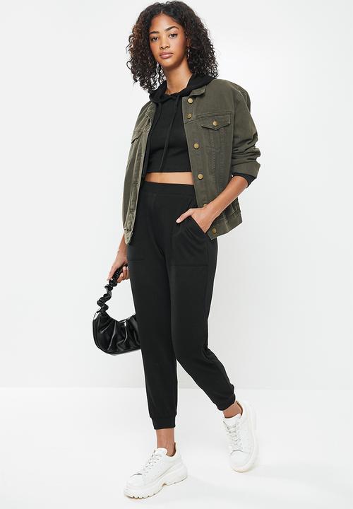 Blake - Soft touch jogger - black