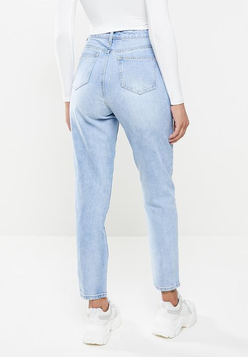 Missguided - Riot mom jeans - blue