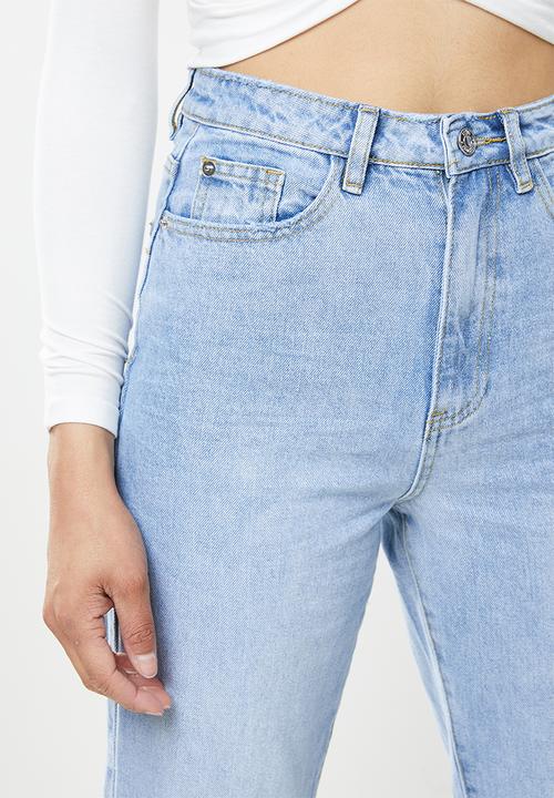 Missguided - Riot mom jeans - blue