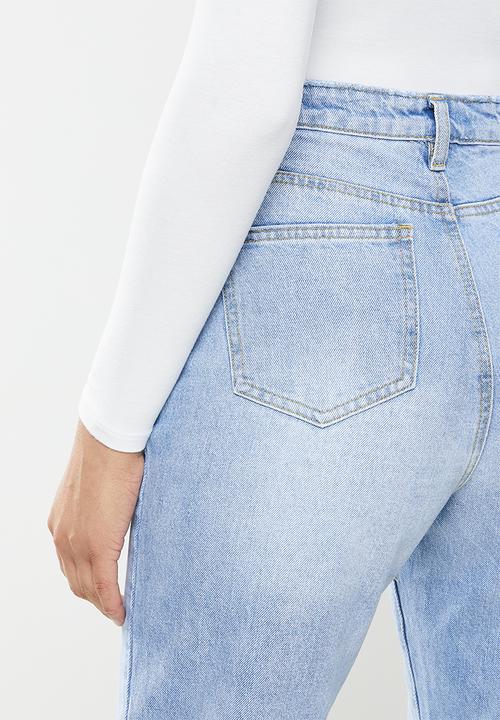 Missguided - Riot mom jeans - blue