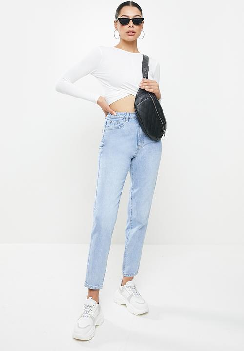 Missguided - Riot mom jeans - blue