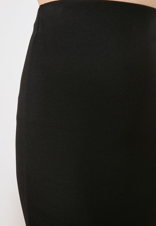 Trendyol - Knitted pencil skirt - black