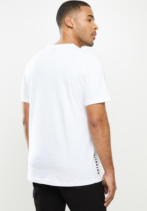 JEEP - Archie short sleeve logo tee - white