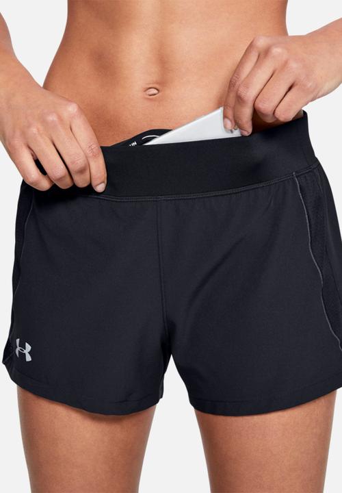 Under Armour - Qualifier speedpocket short - black