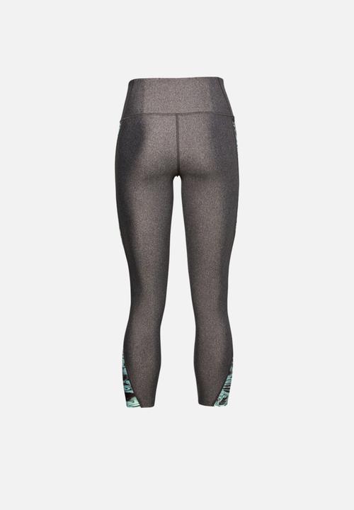 Under Armour - Ua hg armour print ankle crop - grey