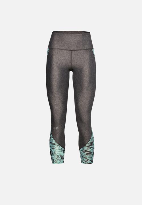 Under Armour - Ua hg armour print ankle crop - grey