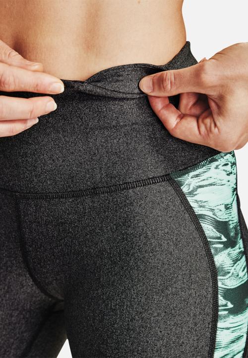Under Armour - Ua hg armour print ankle crop - grey
