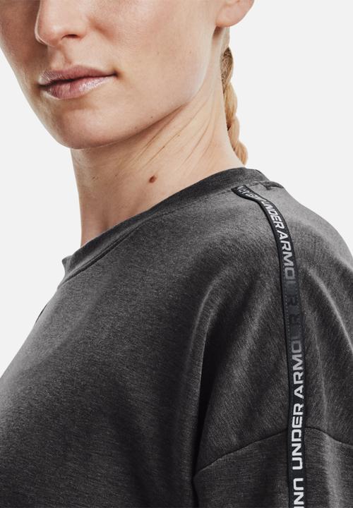 Under Armour - Rival terry taped crew - grey