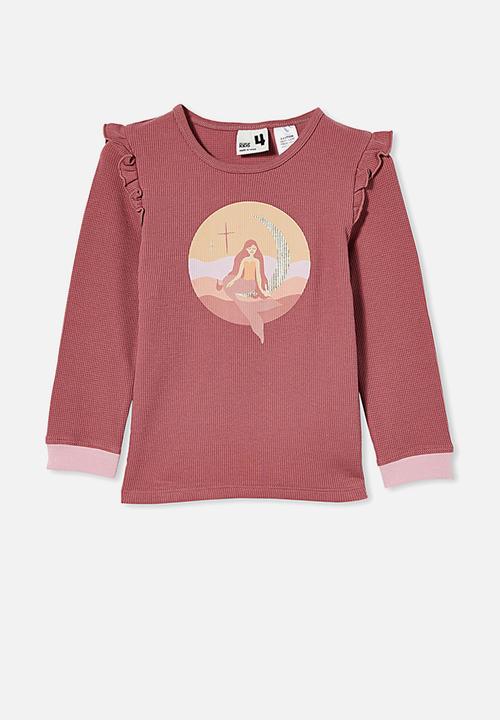 Cotton On - Edith long sleeve pyjama set - very berry