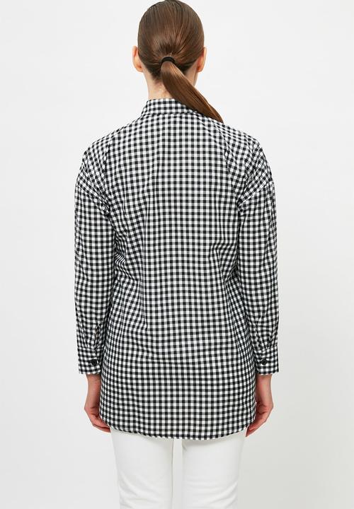 Trendyol - Siyah tunic - black & white