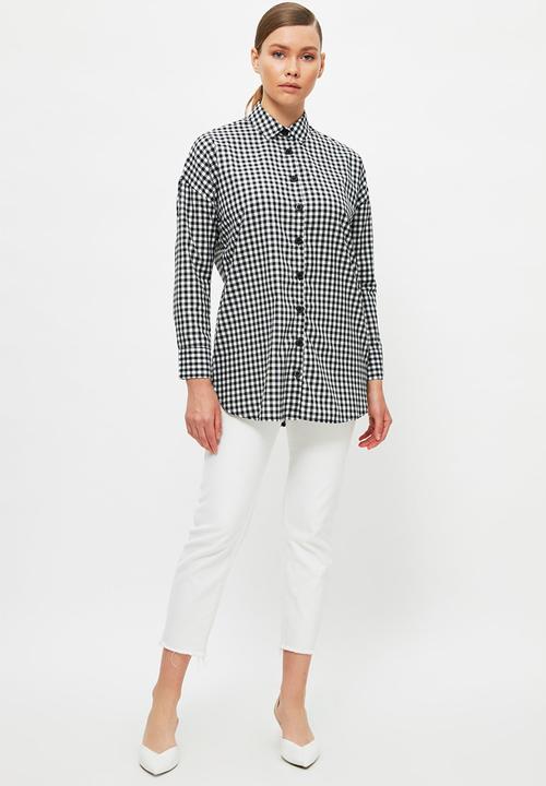 Trendyol - Siyah tunic - black & white