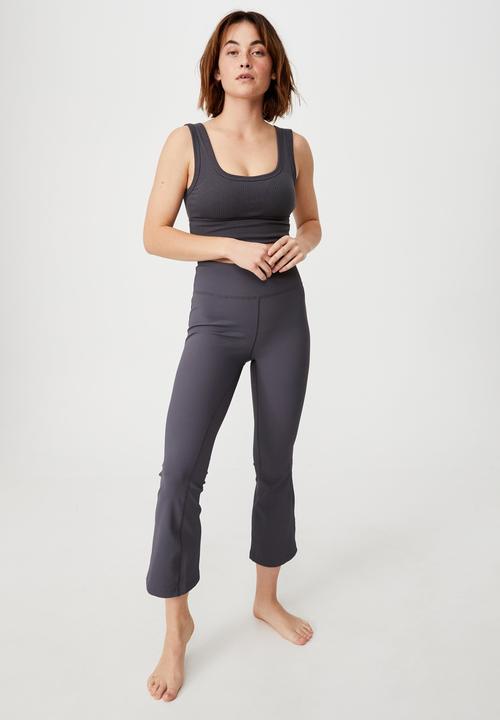 Cotton On - Rib texture vestlette - pewter grey