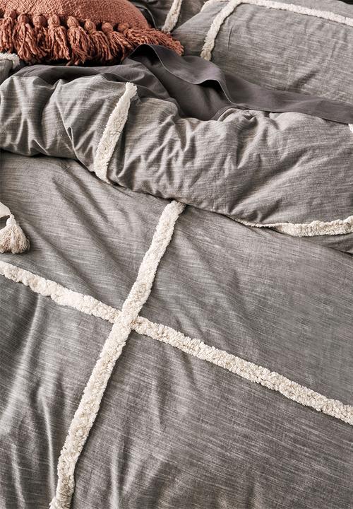 Linen House - Lyndon duvet cover set - black