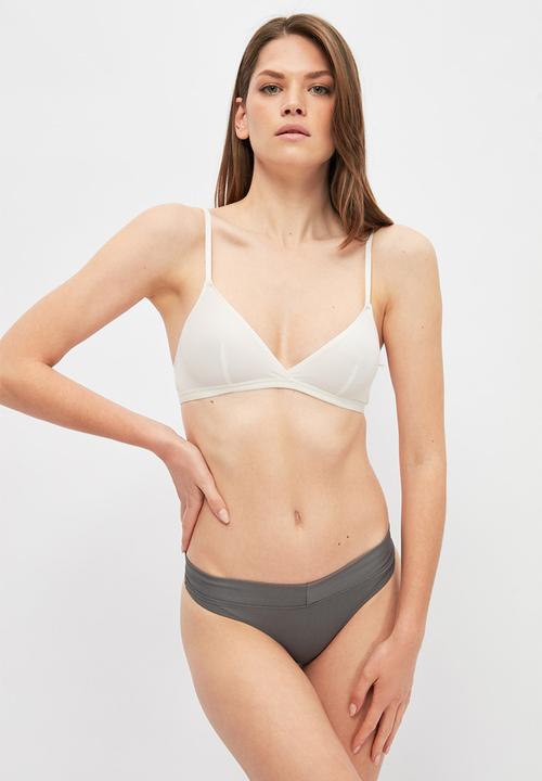 Trendyol - Pudra panties - powder pink & khaki 