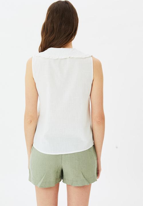 Trendyol - Ekru blouse - white