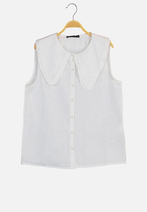 Trendyol - Ekru blouse - white