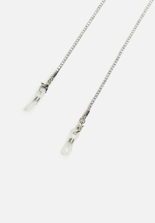 MANGO - Partym sunglasses necklace - silver