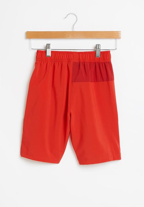 Nike - B nsw woven hbr short - university red/gym red/white