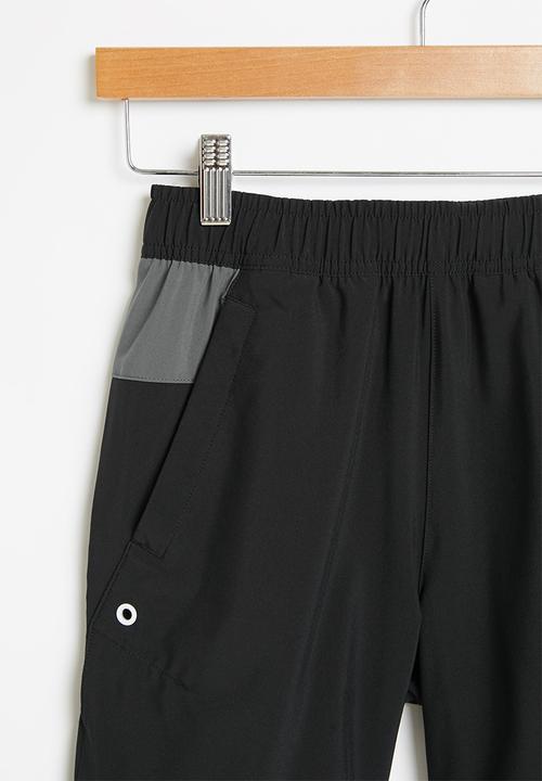 Nike - B nsw woven hbr short - black/iron grey/white/white