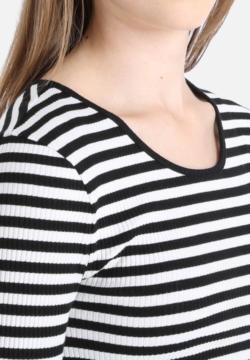 MINKPINK - Tick Tock Stripe Tee