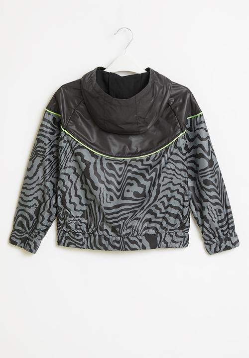 Nike - Nkg electric zebra windrunner - black