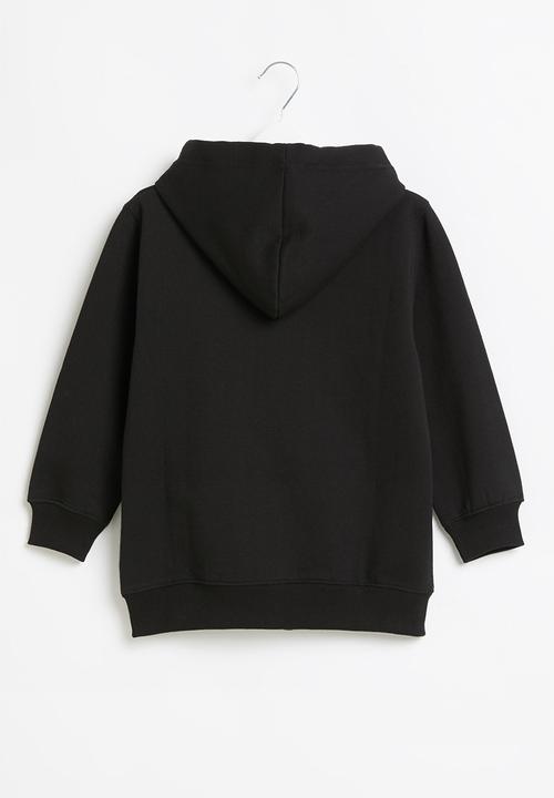 Ben Sherman - Boys cat zip through hoodie - black