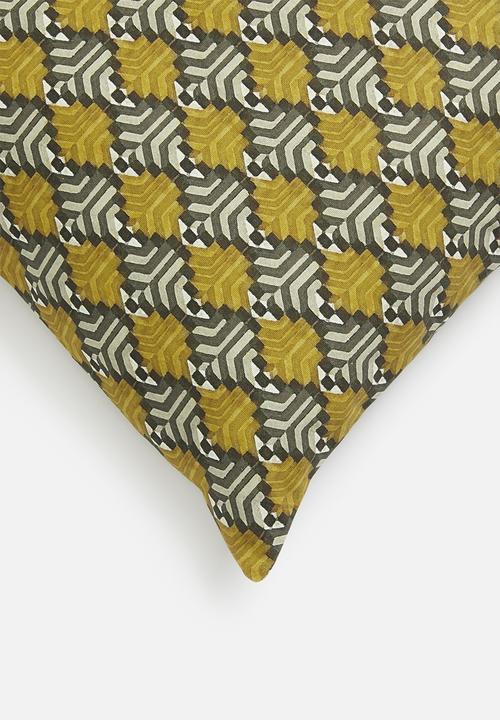 Hertex Haus - Reflex cushion cover - sulphur
