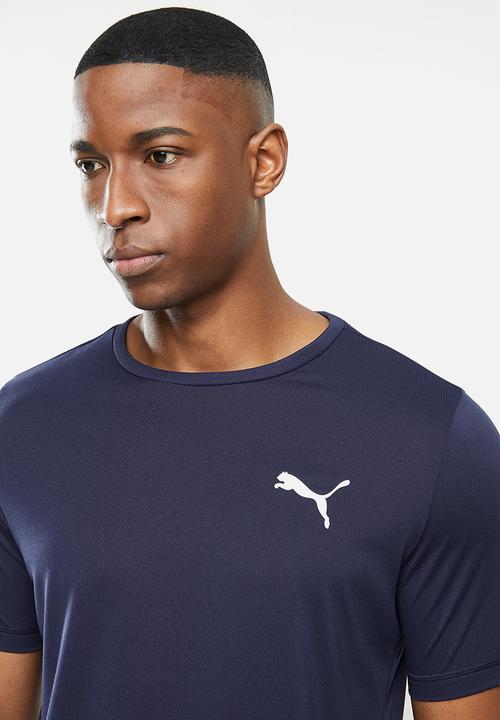 PUMA - Active small logo tee - navy
